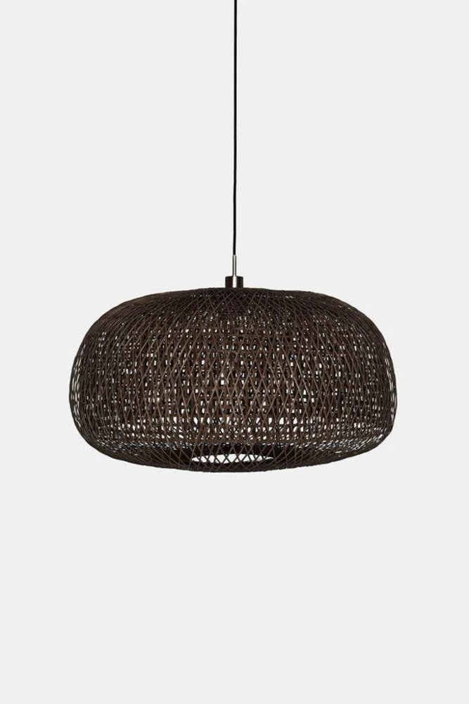 Ay Illuminate Hanglamp Doppio Facet Dark Bamboe ø78cm 1 Ay Illuminate Hanglamp Doppio Facet Dark Bamboe ø78cm