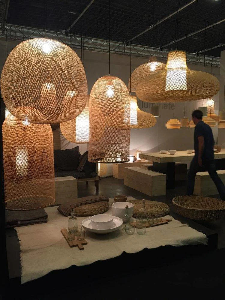 Ay Illuminate Hanglamp Plume Small Bamboe ø38cm 2 Ay Illuminate Hanglamp Plume Small Bamboe ø38cm - Afbeelding 2