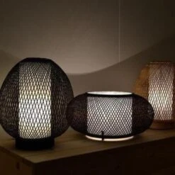 Decoratieve Artikelen Winkel -Decoratieve Artikelen Winkel ay illuminate tafellamp twiggy egg naturel bamboe 1