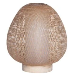 Decoratieve Artikelen Winkel 26 Ay Illuminate Tafellamp Twiggy Egg Naturel Bamboe ø30cm