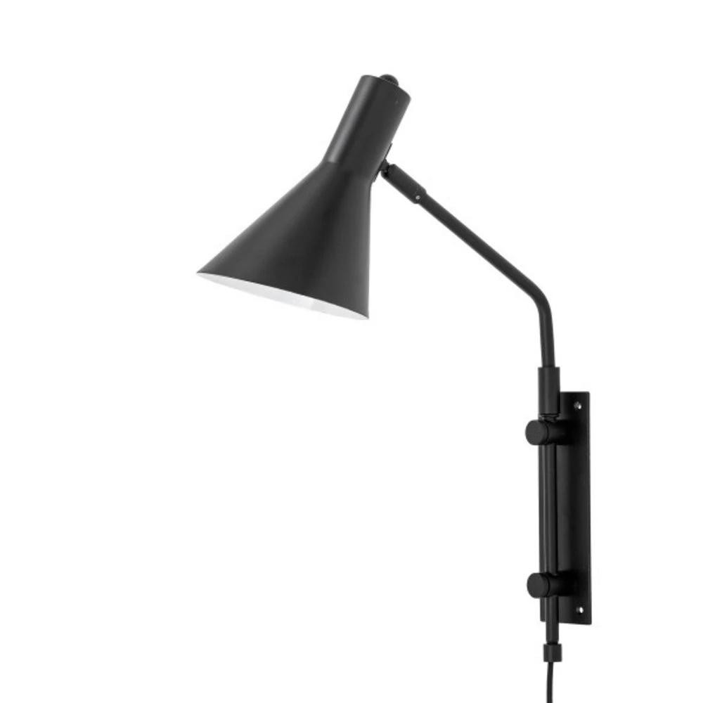 Bloomingville Edil Wandlamp - Zwart 2 Bloomingville Edil Wandlamp - Zwart - Afbeelding 2