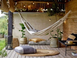 Bloomingville Effie Lantaarn - Bamboe/glas -Decoratieve Artikelen Winkel bloomingville effie lantaarn bamboe glas 2