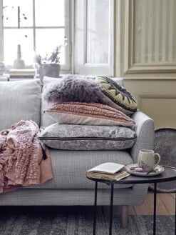 Bloomingville Plaid Katoen - Rose -Decoratieve Artikelen Winkel bloomingville plaid katoen rose 4