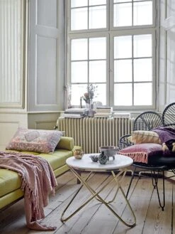 Bloomingville Plaid Katoen - Rose -Decoratieve Artikelen Winkel bloomingville plaid katoen rose 5