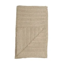 Bloomingville Plaid Naturel Acryl