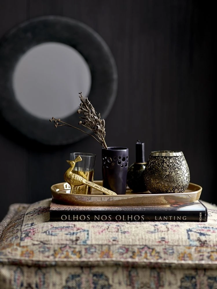 Bloomingville Spiegel Katoen - Grijs 3 Bloomingville Spiegel Katoen - Grijs - Afbeelding 3