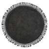 Bloomingville Vloerkleed Rond Jute Zwart- Ø122 Cm