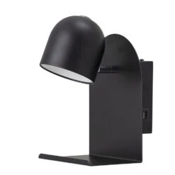 Bloomingville Wandlamp LED Metaal - Zwart