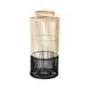 Broste Copenhagen Alde Lantaarn Bamboe/glas - Ø30,5XH67CM