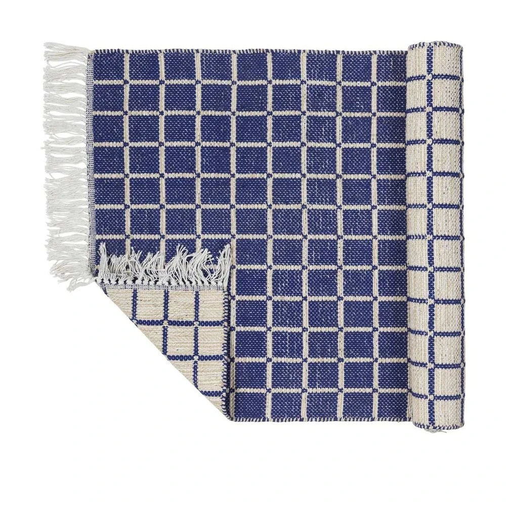 Broste Copenhagen Henny Vloerkleed Blauw 70x140cm - 70070334 2 Broste Copenhagen Henny Vloerkleed Blauw 70x140cm - 70070334 - Afbeelding 2