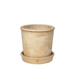 Broste Copenhagen Rolf Bloempot Beige Ø37cm - 14469055
