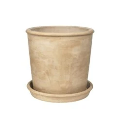 Broste Copenhagen Rolf Bloempot Beige Ø50cm - 14469052