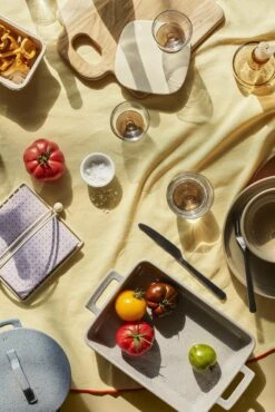 Broste Copenhagen Wilhelmina Tafelkleed Geel - 71210233 -Decoratieve Artikelen Winkel broste copenhagen wilhelmina tafelkleed geel 71210 4