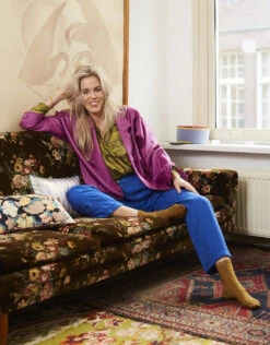 HKliving Geprint Zijde Kussen - Glitter -Decoratieve Artikelen Winkel hkliving geprint zijde kussen glitter 5