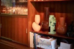 HKliving Keramieken Vaas Espresso L - ACE7199 -Decoratieve Artikelen Winkel hkliving keramieken vaas espresso l ace7199 5