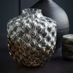 House Doctor Art Deco Vaas - Bruin -Decoratieve Artikelen Winkel house doctor art deco vaas bruin 1