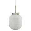 House Doctor Ball Hanglamp Wit Glas