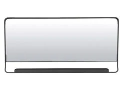 House Doctor Chic Spiegel Met Plank Zwart