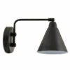 House Doctor Game Wandlamp Zwart Wit Metaal