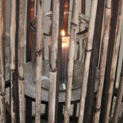 House Doctor Ova Lantaarn Rotan - Naturel -Decoratieve Artikelen Winkel house doctor ova lantaarn rotan naturel 1