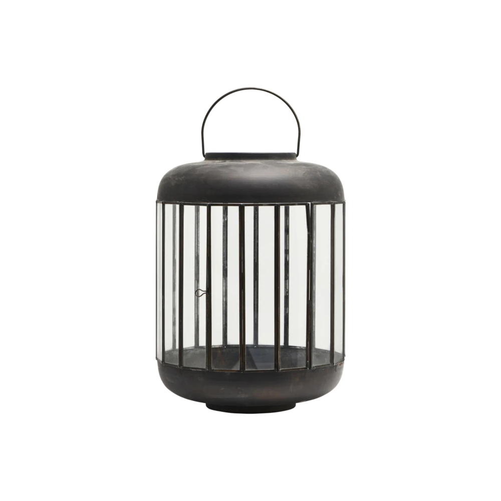 House Doctor Pamal Lantaarn 42cm - Antiek Bruin 1 House Doctor Pamal Lantaarn 42cm - Antiek Bruin