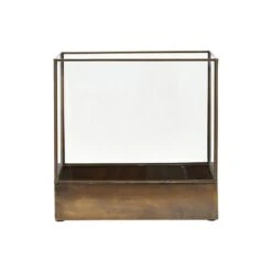 House Doctor Plant Display Box - Antiek Messing