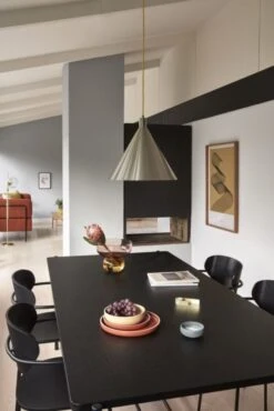 Hubsch Hanglamp Metaal - Nickel/geel -Decoratieve Artikelen Winkel hubsch hanglamp metaal nickel geel 4