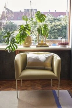 Hubsch Keramieken Bloempotten Zand - Set Van 2 Stuks -Decoratieve Artikelen Winkel hubsch keramieken bloempotten zand set van 2 stuks 3