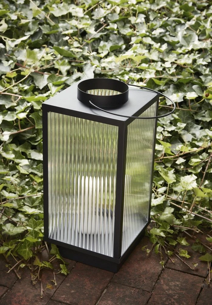 Hubsch Lantaarns Metaal Zwart- Set Van 2 Stuks 2 Hubsch Lantaarns Metaal Zwart- Set Van 2 Stuks - Afbeelding 2