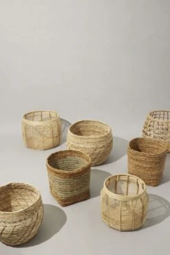 Hubsch Luxe Manden Set Van 2 Stuks - 171701 -Decoratieve Artikelen Winkel hubsch luxe manden set van 2 stuks 171701 6