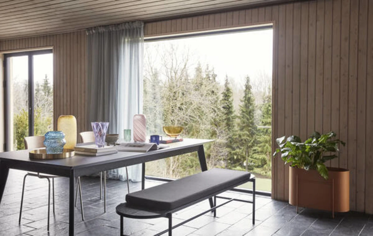 Hubsch Plantenbak Metaal - Oranje 3 Hubsch Plantenbak Metaal - Oranje - Afbeelding 3