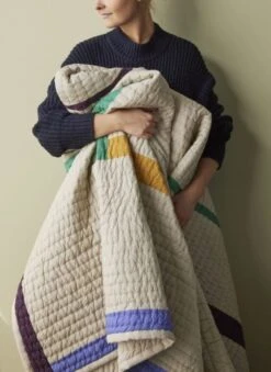 Hubsch Twist Bedsprei Square - 701603 -Decoratieve Artikelen Winkel hubsch twist bedsprei square 701603 5