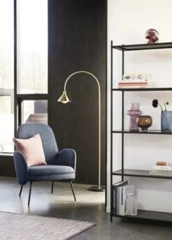 Hubsch Vloerlamp Metaal/marmer - Messing -Decoratieve Artikelen Winkel hubsch vloerlamp metaal marmer messing 2