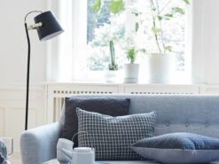 Hubsch Vloerlamp Zwart Messing 25x36xh140cm -Decoratieve Artikelen Winkel hubsch vloerlamp zwart messing 25x36xh140cm 4