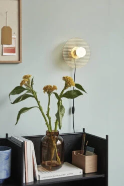 Hubsch Wandlamp Metaal/glas - Messing -Decoratieve Artikelen Winkel hubsch wandlamp metaal glas messing 2