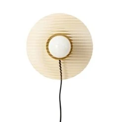 Hubsch Wandlamp Metaal/glas - Messing
