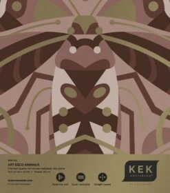 KEK Amsterdam Art Deco Goud Behang Animaux Beetle - Taupe -Decoratieve Artikelen Winkel kek amsterdam art deco goud behang animaux beetle 3