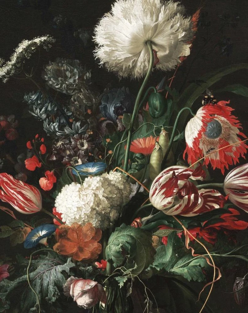 KEK Amsterdam Behangpaneel Golden Age Flowers 3 KEK Amsterdam Behangpaneel Golden Age Flowers - Afbeelding 3