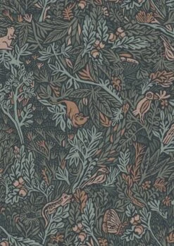 KEK Amsterdam Botanisch Patroon Behang 100x280cm FR-021