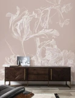 KEK Amsterdam Engraved Bloemen Behang Nude WP-747 300x280cm -Decoratieve Artikelen Winkel kek amsterdam engraved bloemen behang nude wp 747 3