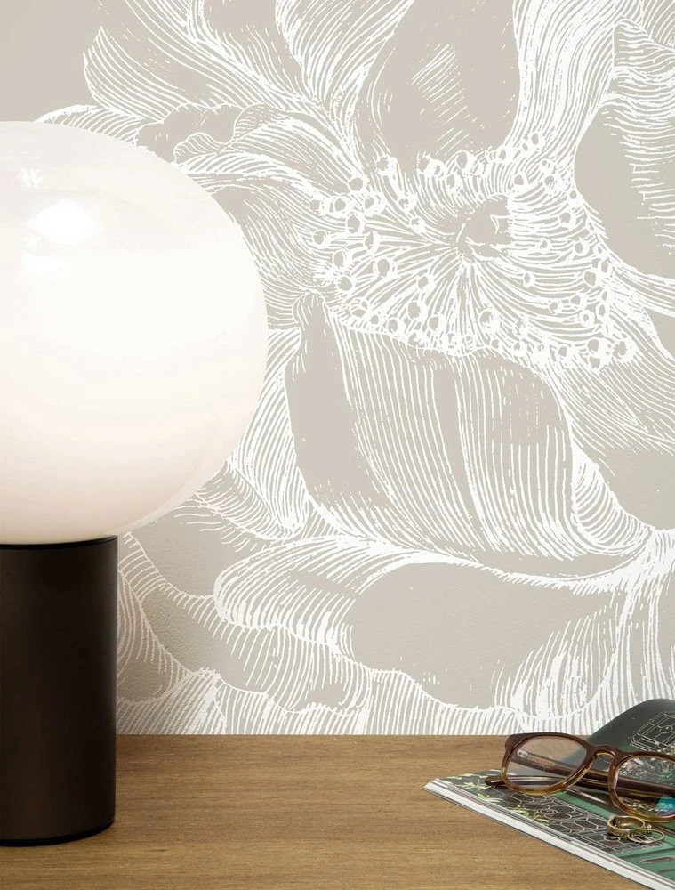 KEK Amsterdam Engraved Bloemen Behang WP-746 Grijs 300x280cm 6 KEK Amsterdam Engraved Bloemen Behang WP-746 Grijs 300x280cm - Afbeelding 6