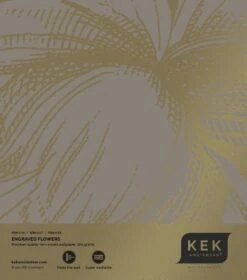 KEK Amsterdam Engraved Flowers Goud Behang MW-017 - 300x280cm -Decoratieve Artikelen Winkel kek amsterdam engraved flowers goud behang mw 017 2