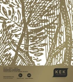 KEK Amsterdam Engraved Landscapes Goud Behang MW-042 - 400x280cm -Decoratieve Artikelen Winkel kek amsterdam engraved landscapes goud behang mw 0 2
