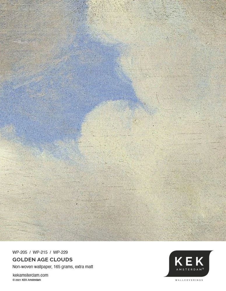 KEK Amsterdam Golden Age Clouds Behangcirkel CK-080 - ø 190cm 3 KEK Amsterdam Golden Age Clouds Behangcirkel CK-080 - ø 190cm - Afbeelding 3