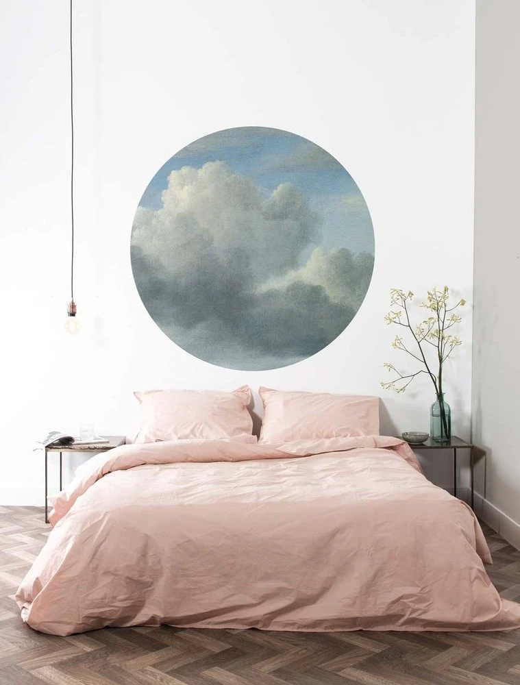 KEK Amsterdam Golden Age Clouds Behangcirkel SC-008 - ø 142,5 Cm 2 KEK Amsterdam Golden Age Clouds Behangcirkel SC-008 - ø 142,5 Cm - Afbeelding 2