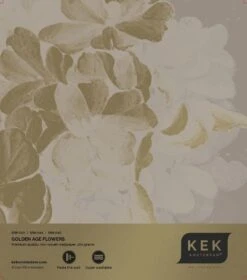 KEK Amsterdam Golden Age Flowers Goud Behang MW-045 - 400x280cm 5 KEK Amsterdam Golden Age Flowers Goud Behang MW-045 - 400x280cm -Decoratieve Artikelen Winkel kek amsterdam golden age flowers goud behang mw 04 5