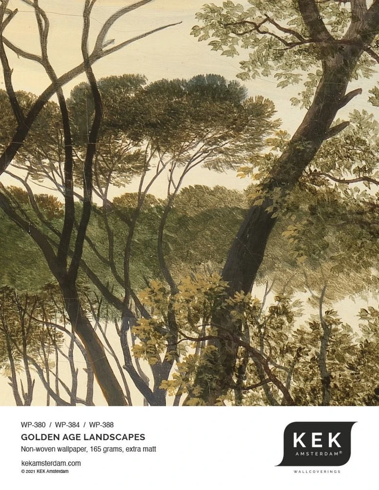 KEK Amsterdam Golden Age Landscapes Behangcirkel BC-011 - ø237,5 Cm 3 KEK Amsterdam Golden Age Landscapes Behangcirkel BC-011 - ø237,5 Cm - Afbeelding 3