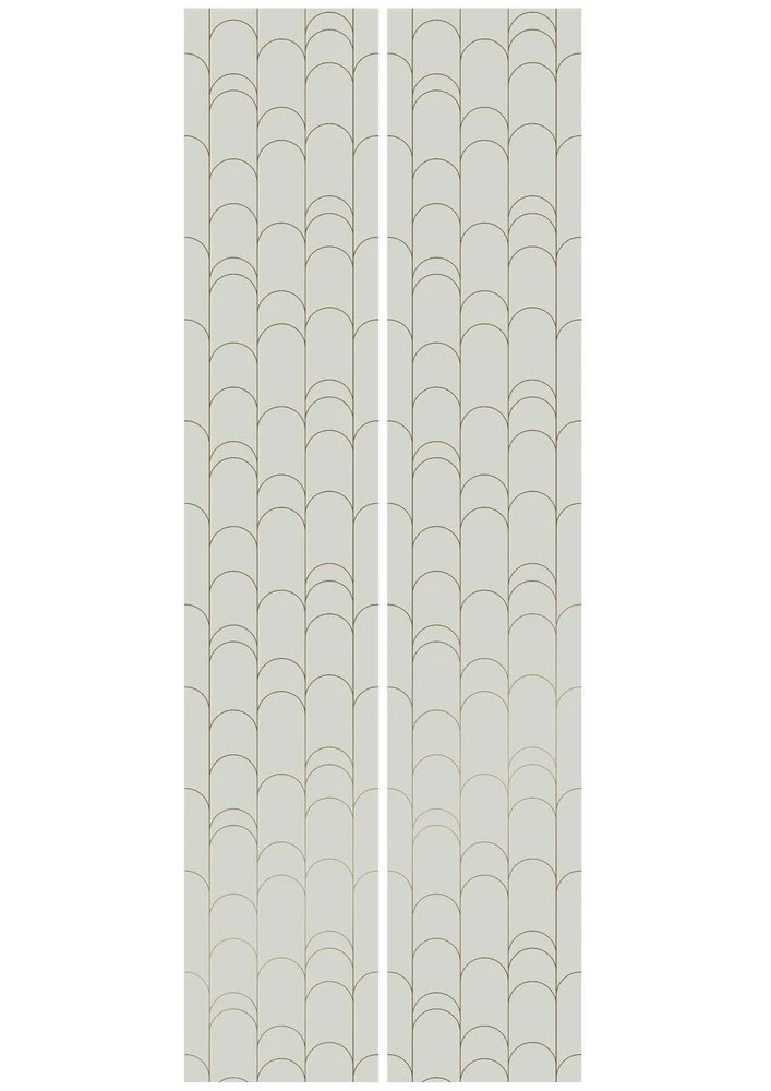 KEK Amsterdam Golden Lines Behang 100x280cm Zand/goud MW-068 2 KEK Amsterdam Golden Lines Behang 100x280cm Zand/goud MW-068 - Afbeelding 2