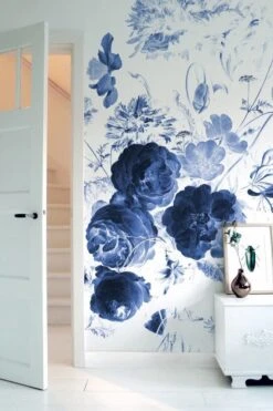 KEK Amsterdam Royal Blue Flowers I Bloemen Behang -Decoratieve Artikelen Winkel kek amsterdam royal blue flowers i bloemen behang 4