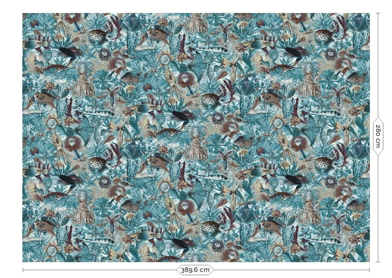 KEK Amsterdam Underwater Jungle Fotobehang WP-696 - 389,6 X 280 Cm 1 KEK Amsterdam Underwater Jungle Fotobehang WP-696 - 389,6 X 280 Cm